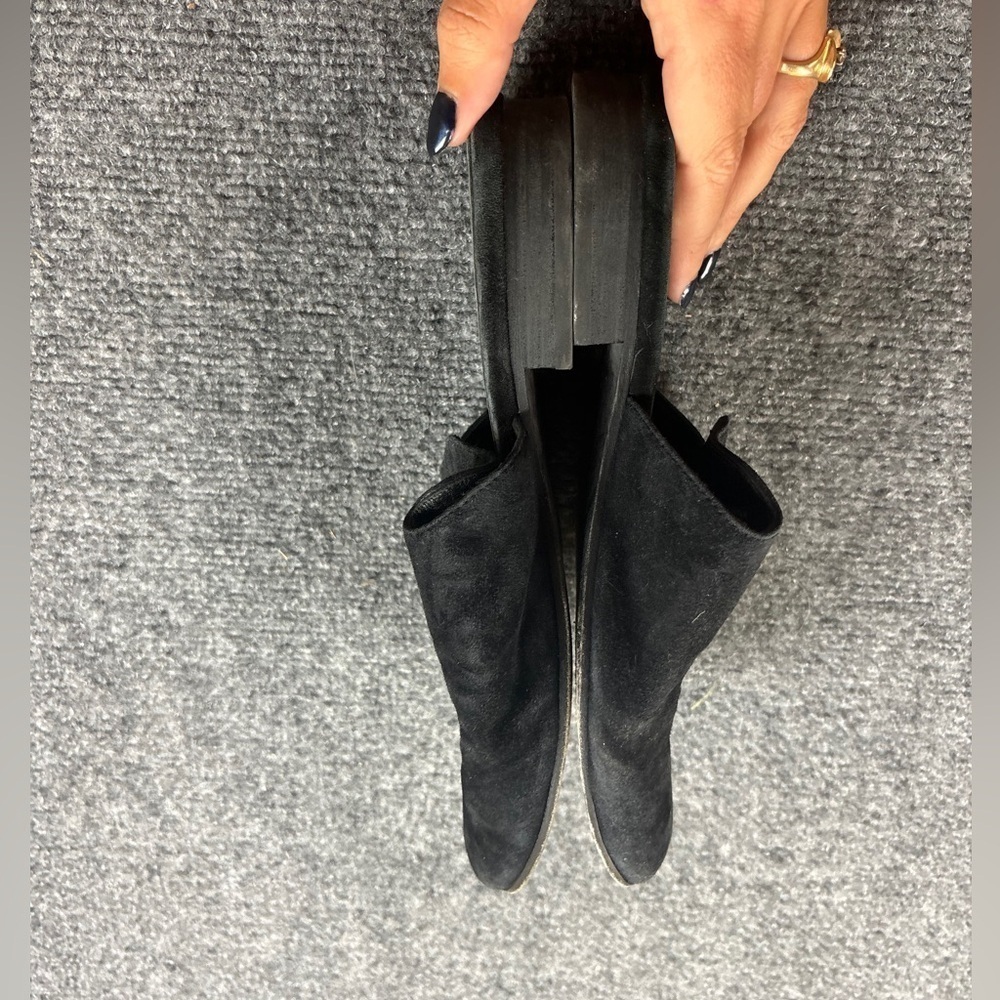 EILEEN FISHER Women’s Vero Cuoio Suede Mules Black slides size: 8 - Picture 8 of 11